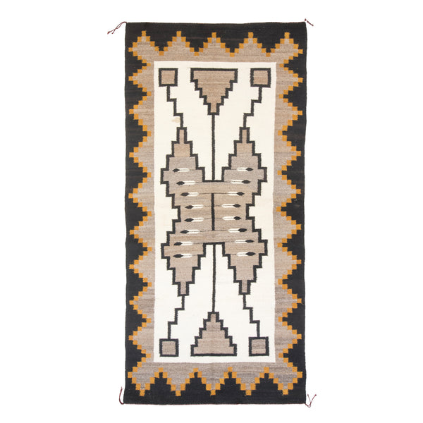 Mexican Storm Pattern Variant Runner, Furnishings, Textiles, Rug