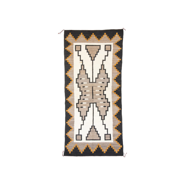 Mexican Storm Pattern Variant Runner, Furnishings, Textiles, Rug