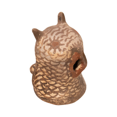 Folky Zuni Pottery Owl, Native, Pottery, Historic