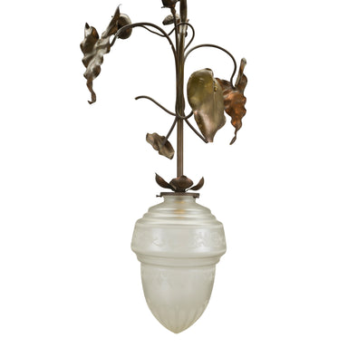 Italian Glass Ceiling Lamp, Furnishings, Lighting, Ceiling Light