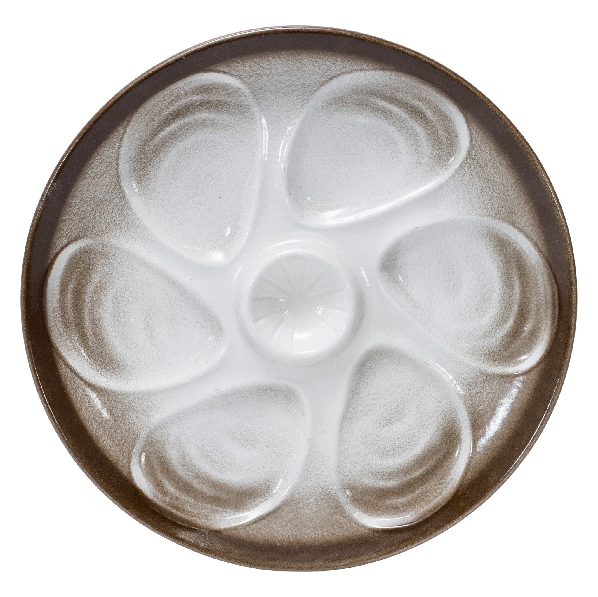 French Salins Faience Oyster Service
