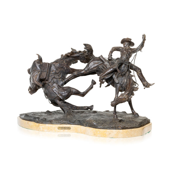 "Lack of Slack" by Harry Jackson, Fine Art, Bronze, Limited