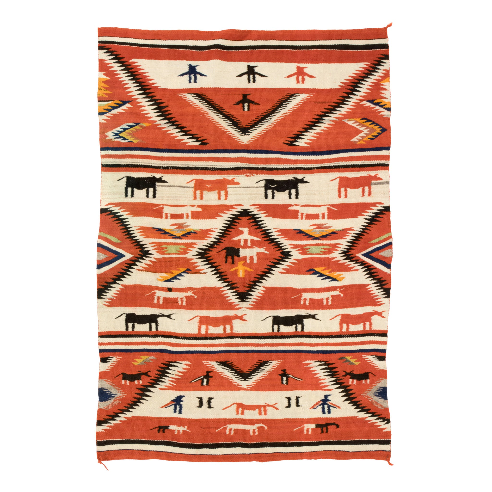 Navajo Cow Pictorial Weaving — Cisco's Gallery