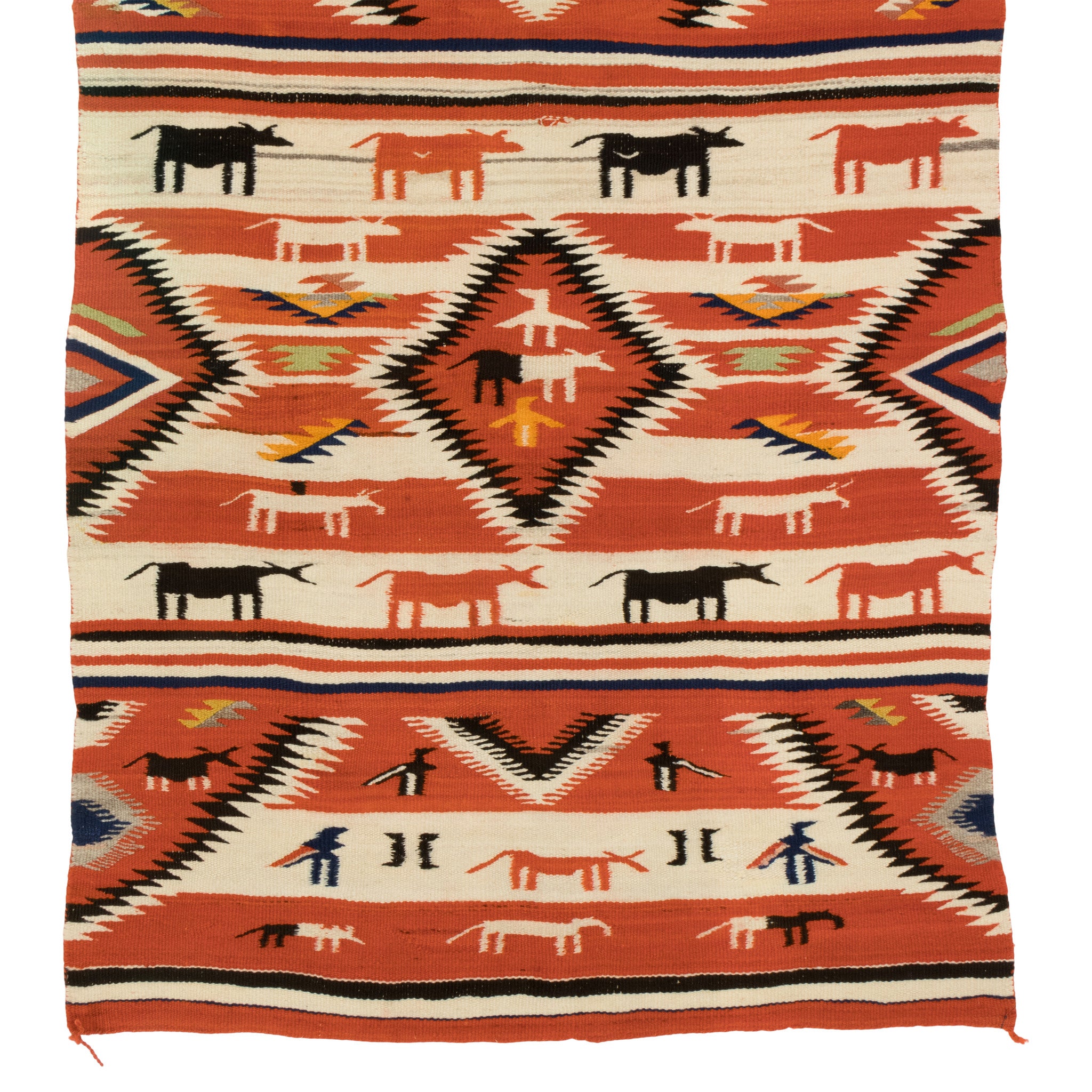 Navajo Cow Pictorial Weaving — Cisco's Gallery
