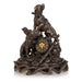 Black Forest St. Bernards Mantle Clock, Furnishings, Black Forest, Clock