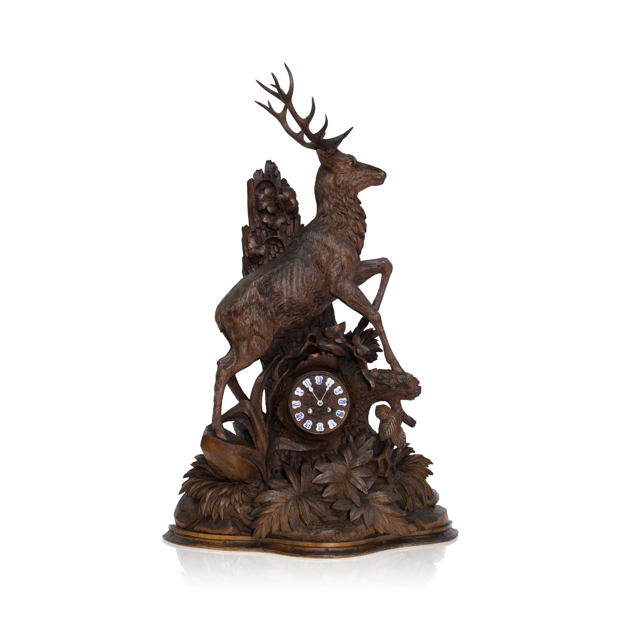 Black Forest Mantle Clock, Furnishings, Black Forest, Clock