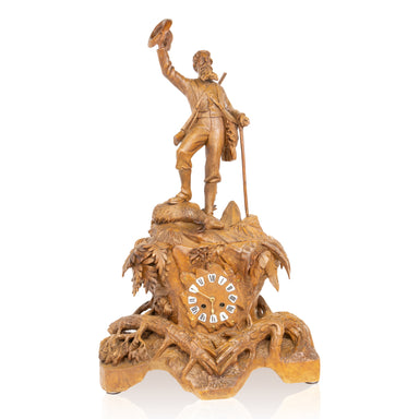 Black Forest Hunter Clock, Furnishings, Black Forest, Clock