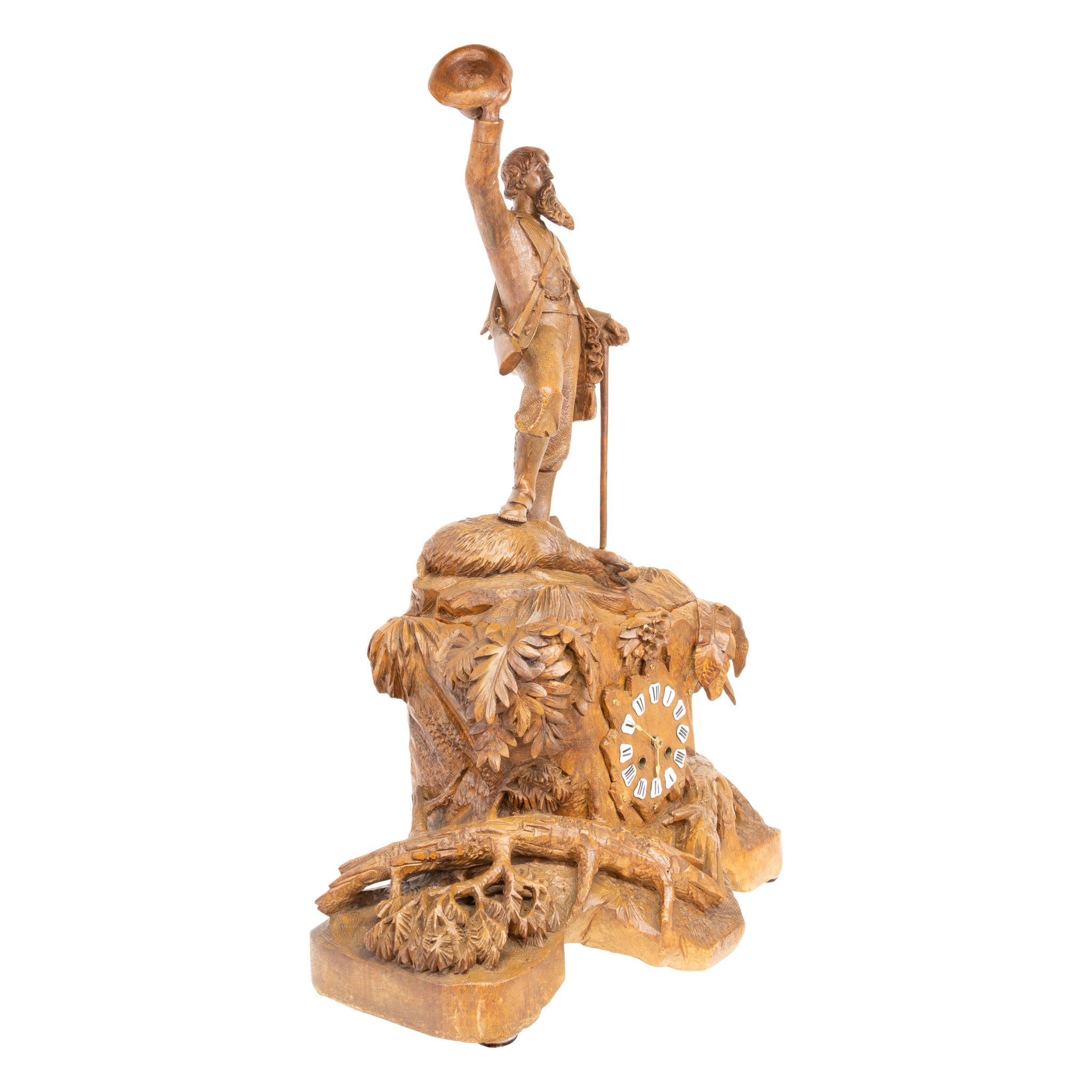 Black Forest Hunter Clock