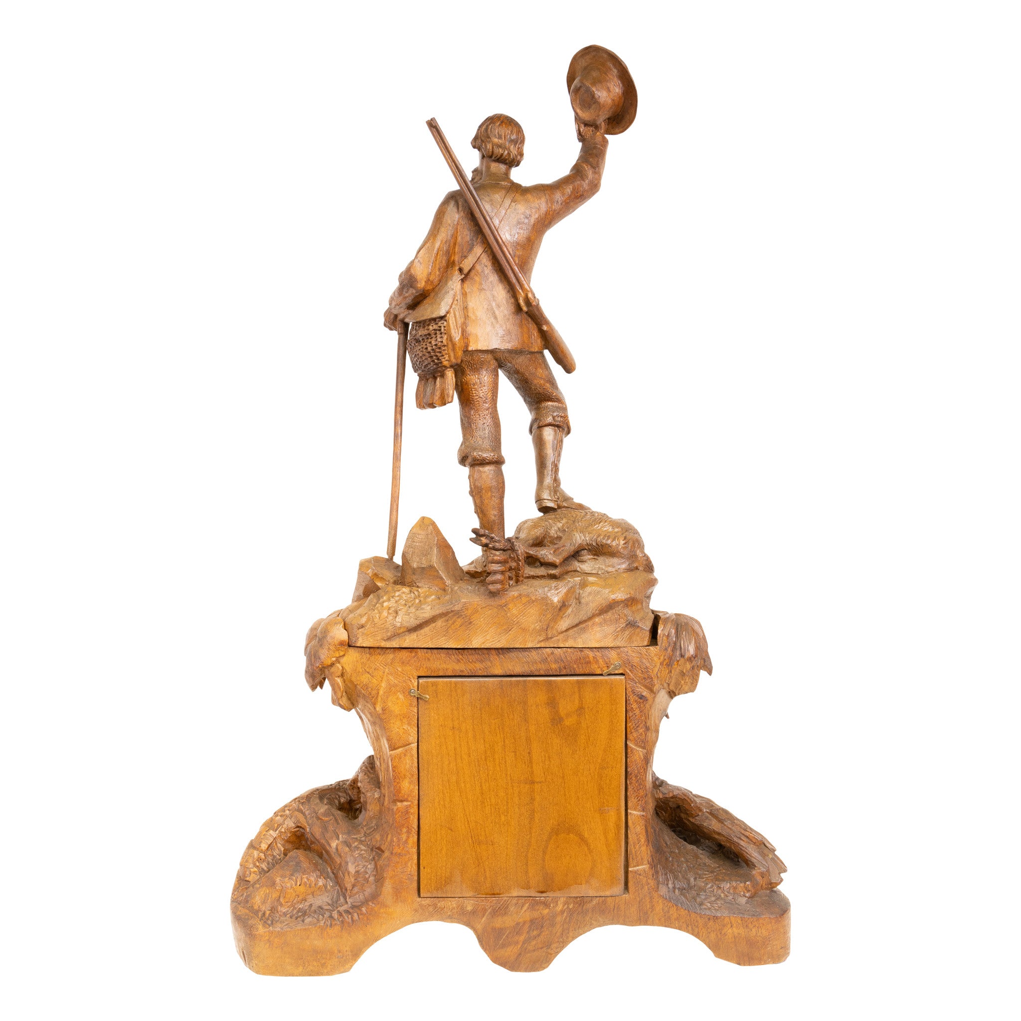 Black Forest Hunter Clock