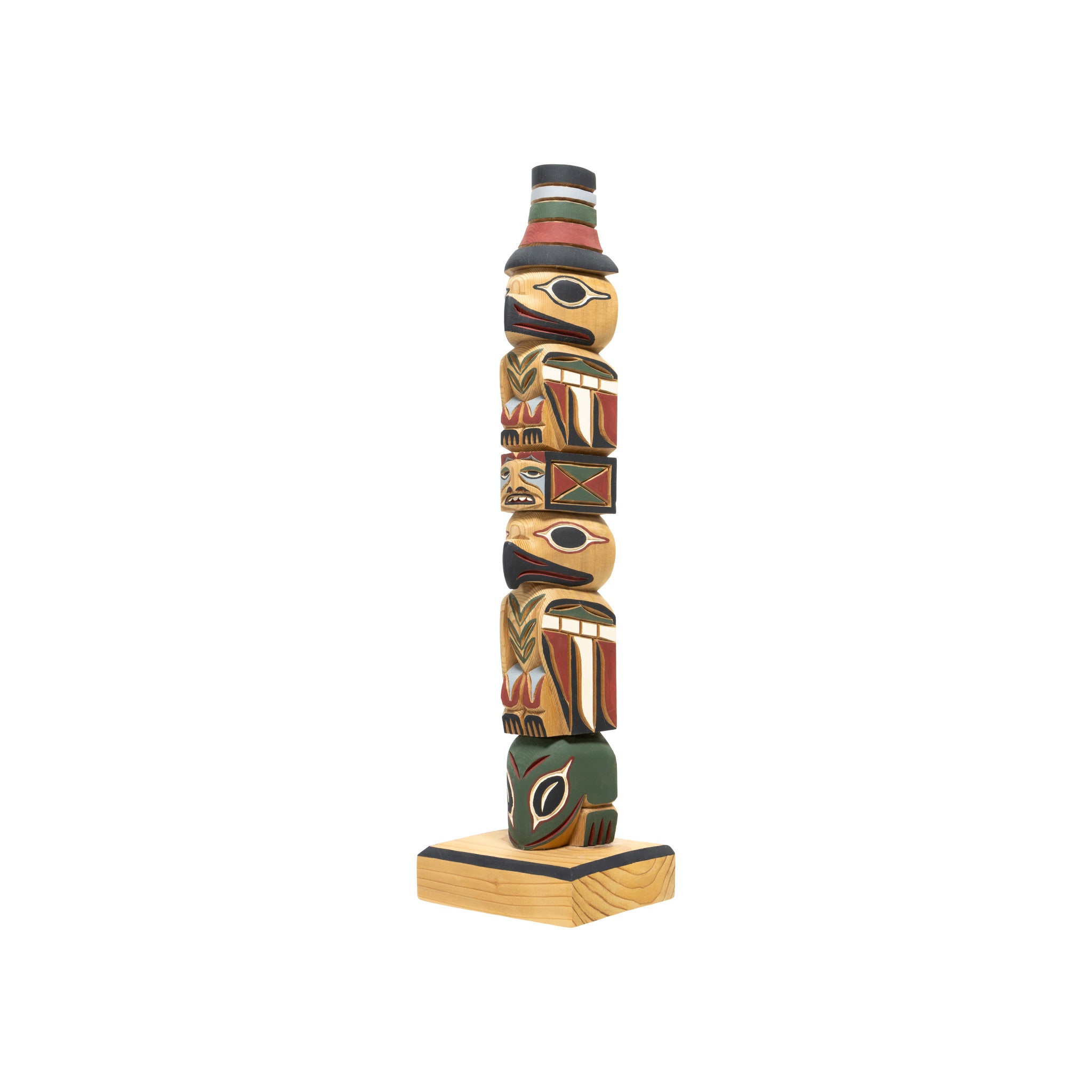 Chief Shakes Raven Totem by Larry Rudick
