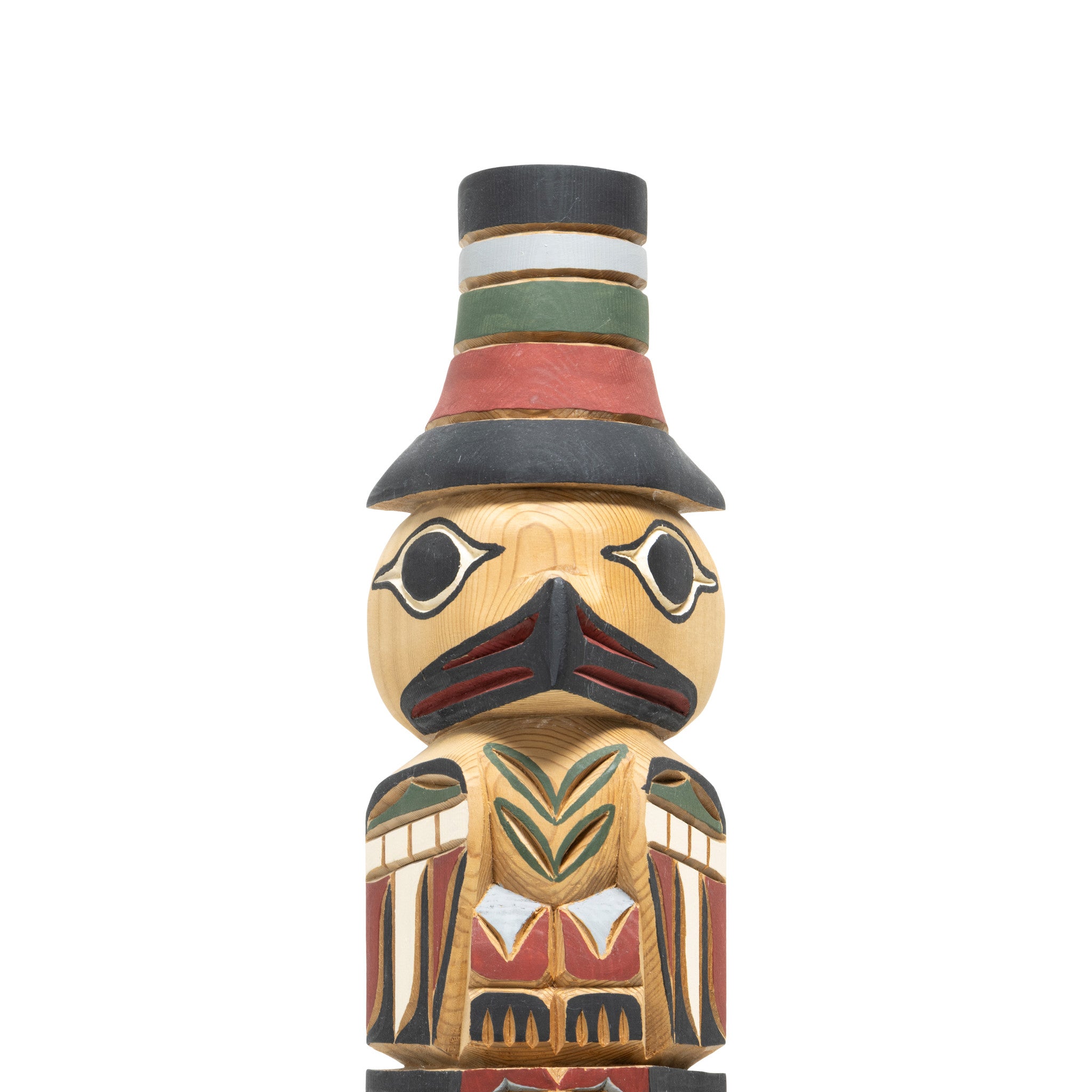 Chief Shakes Raven Totem by Larry Rudick