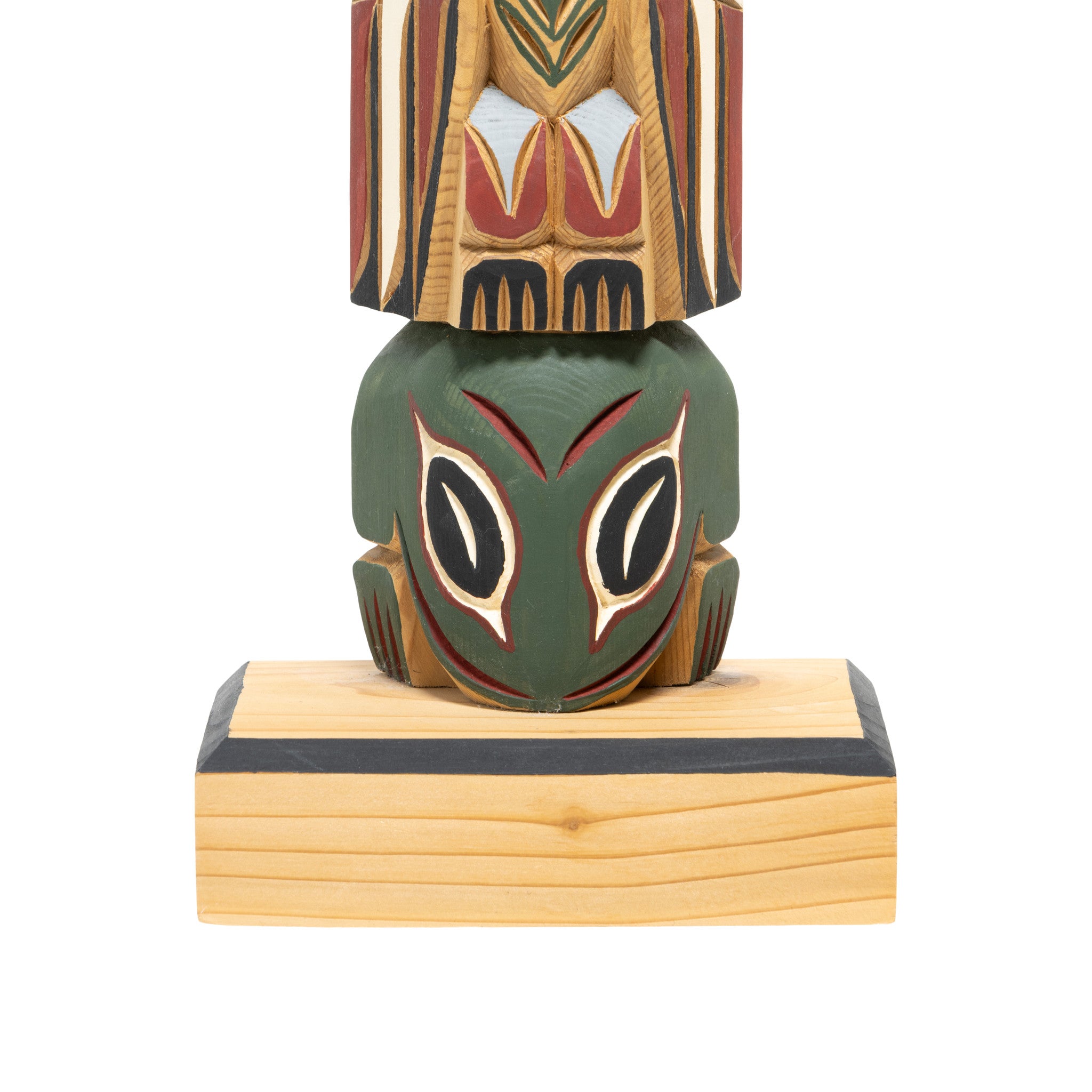 Chief Shakes Raven Totem by Larry Rudick