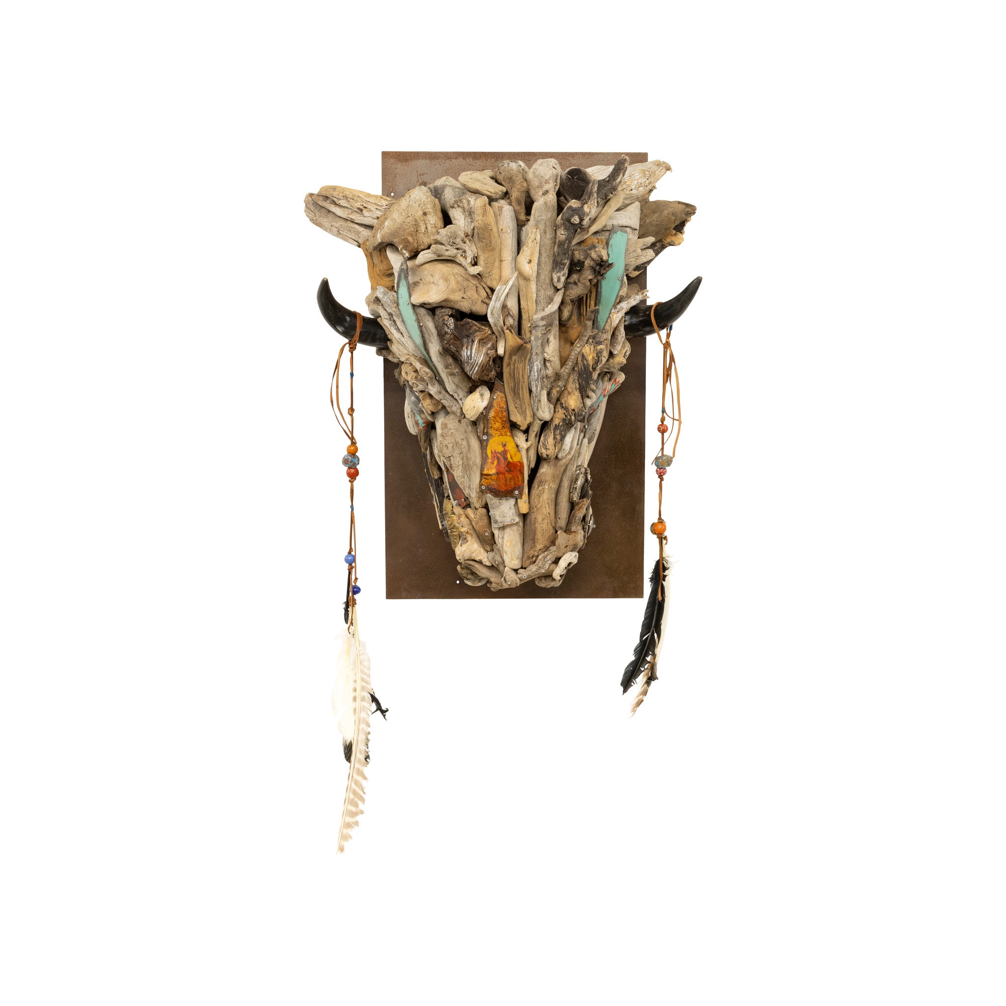 "He Walks in Wisdom" Driftwood Sculpture by Tina Milsavljevich, Fine Art, Sculpture, Other