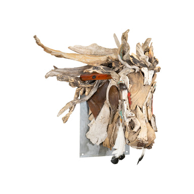 "Against the Wind" Driftwood Sculpture by Tina Milsavljevich, Fine Art, Sculpture, Other