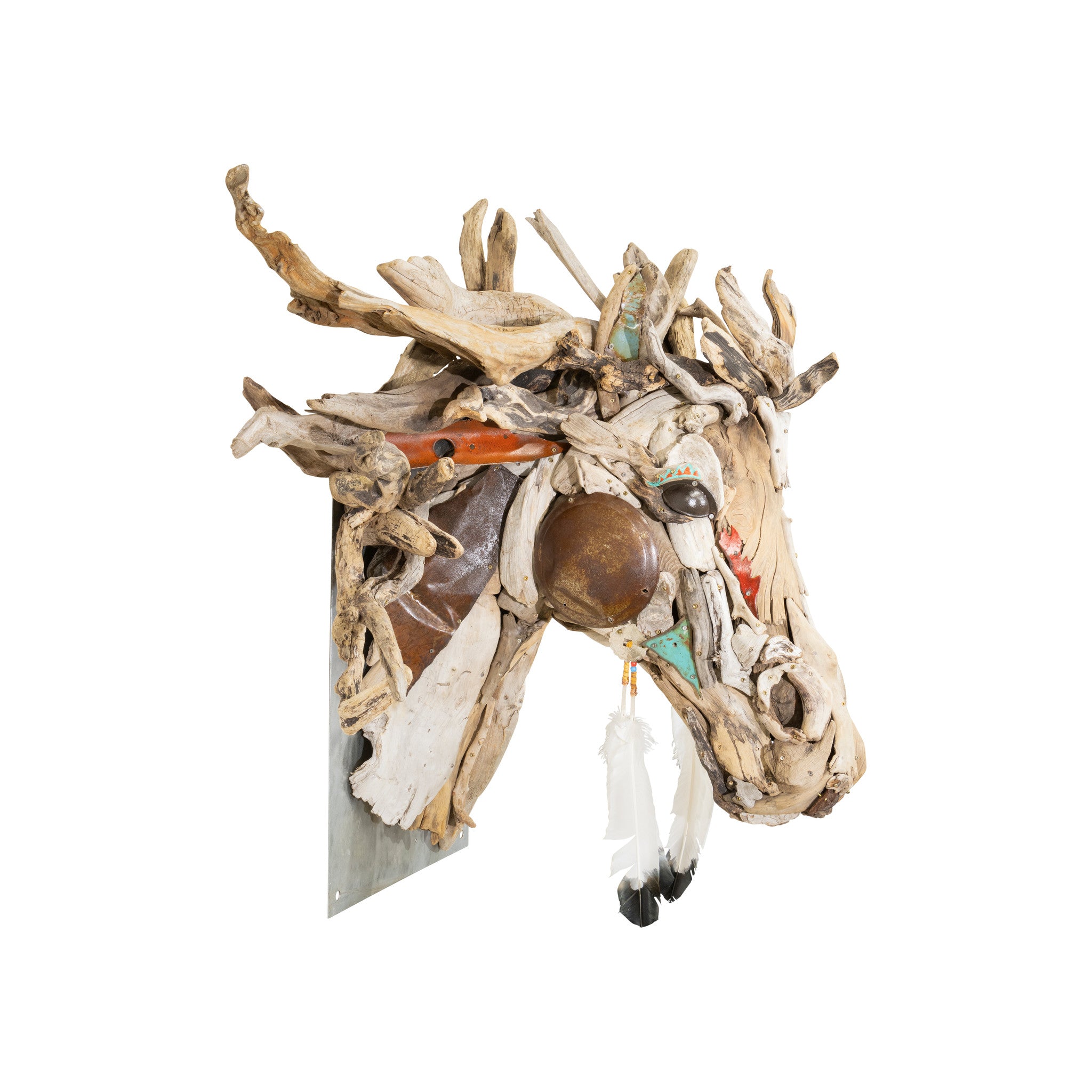 "Against the Wind" Driftwood Sculpture by Tina Milsavljevich