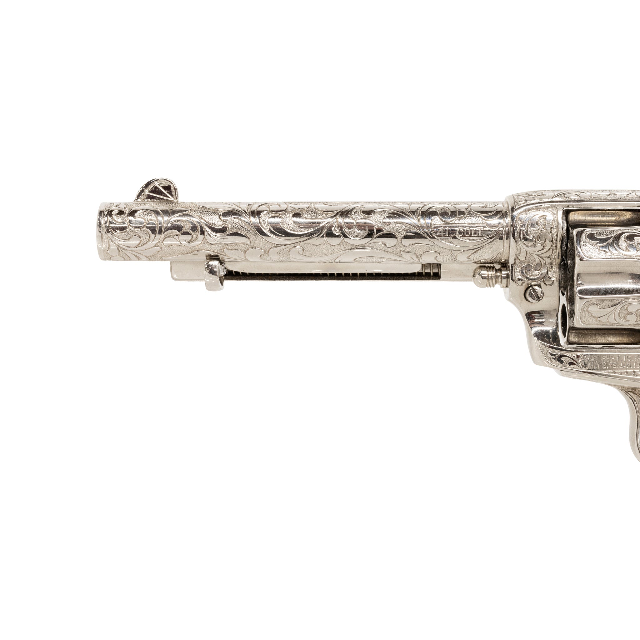 Engraved Colt Single Action Army Revolver