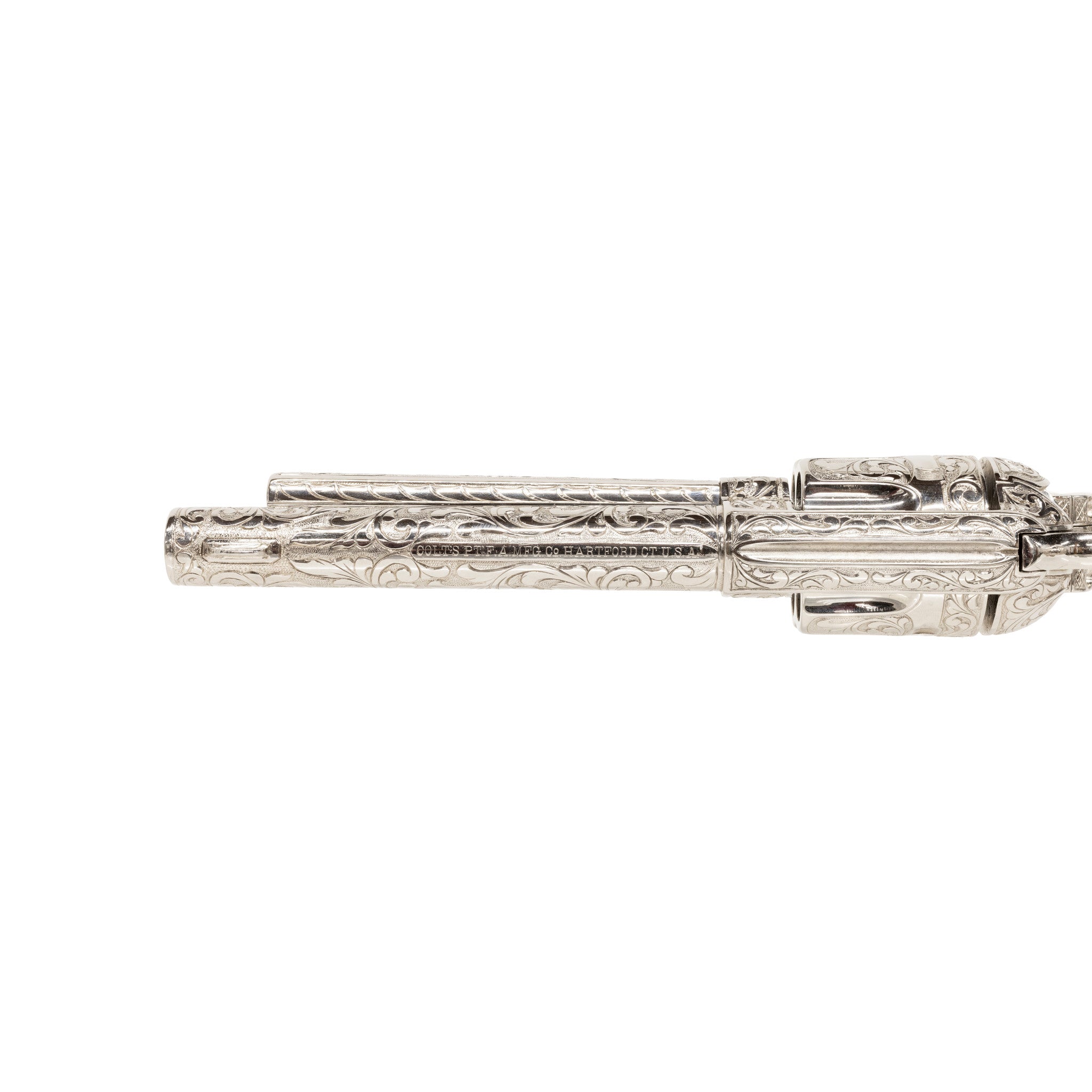 Engraved Colt Single Action Army Revolver