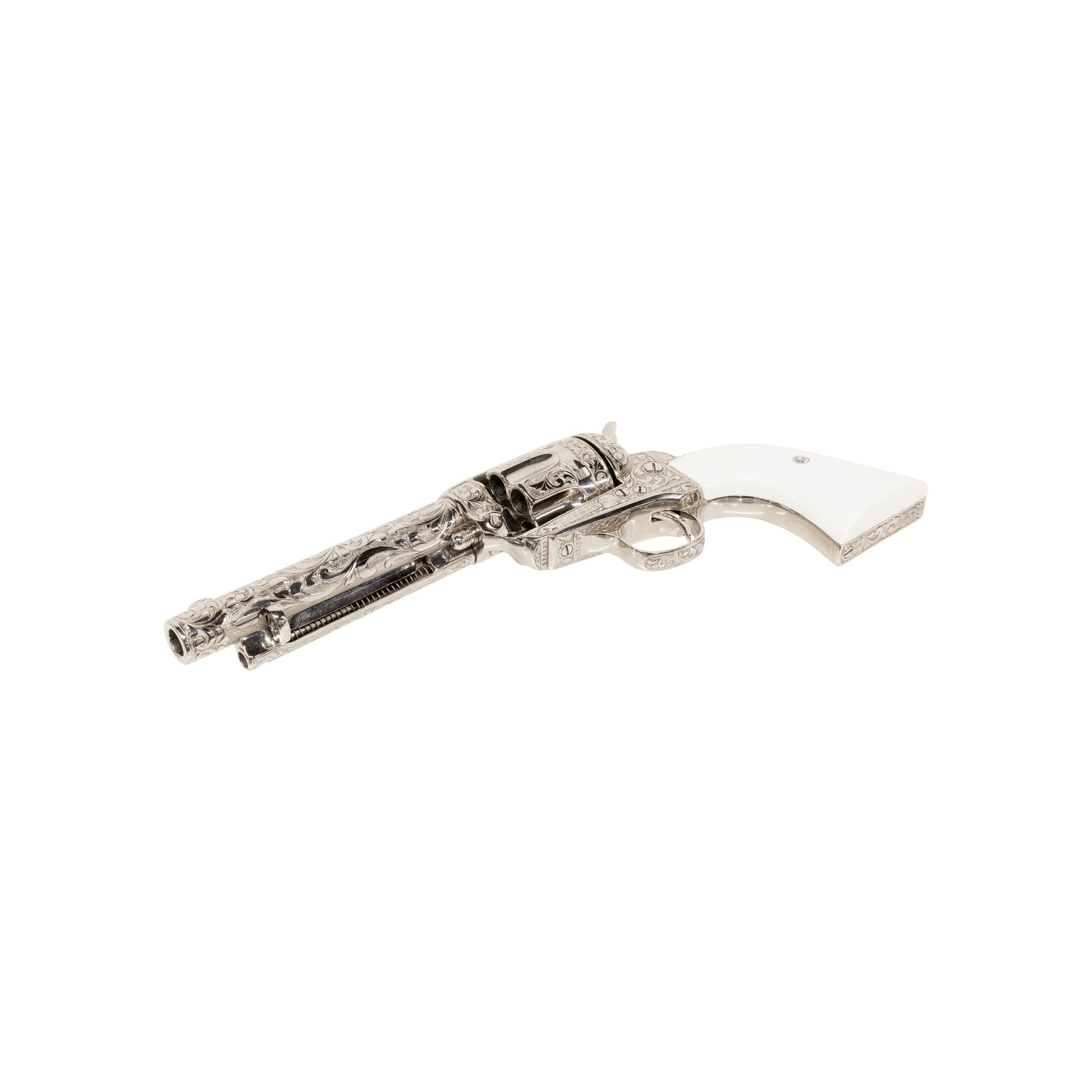 Engraved Colt Single Action Army Revolver