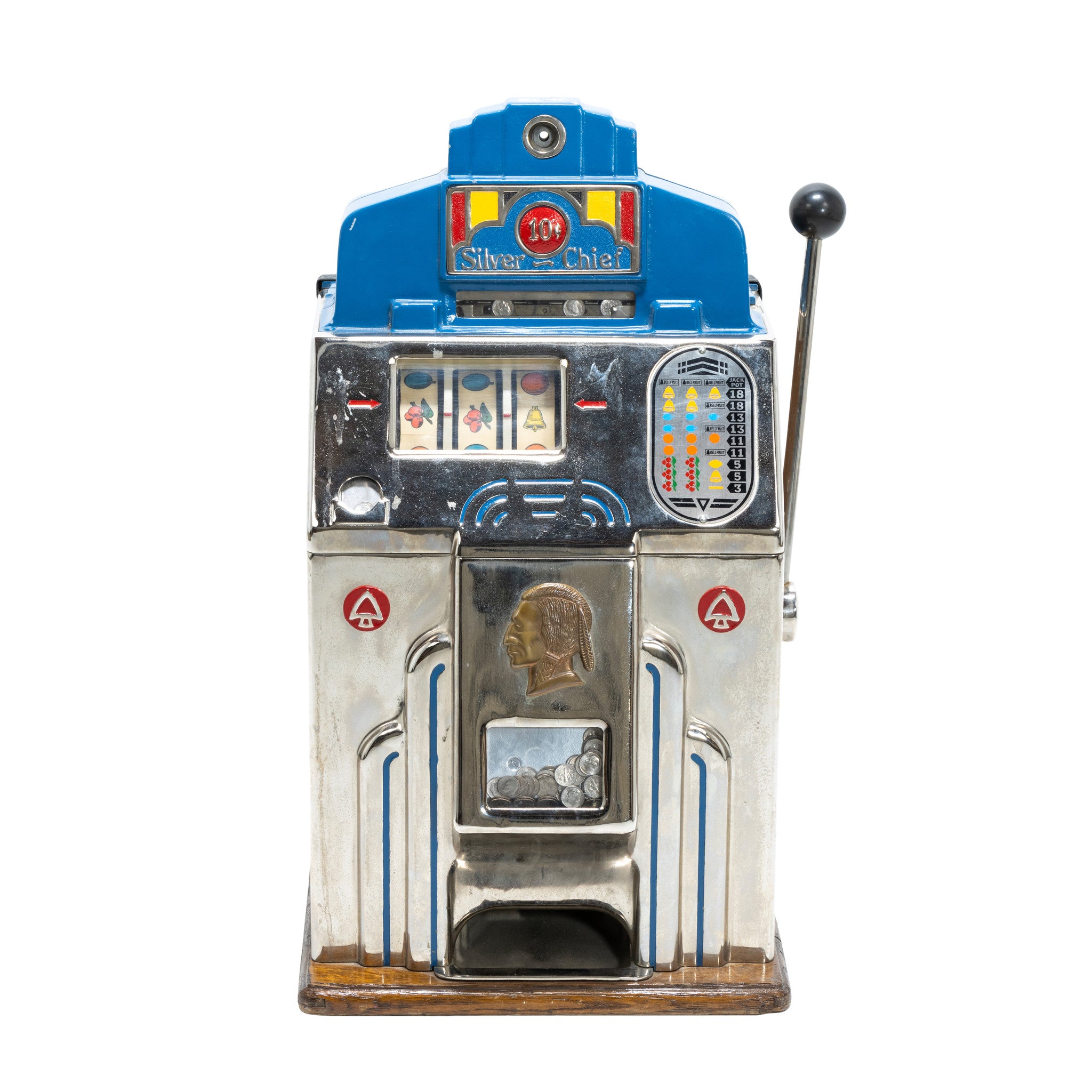 O.D. Jennings Silver Chief Slot Machine