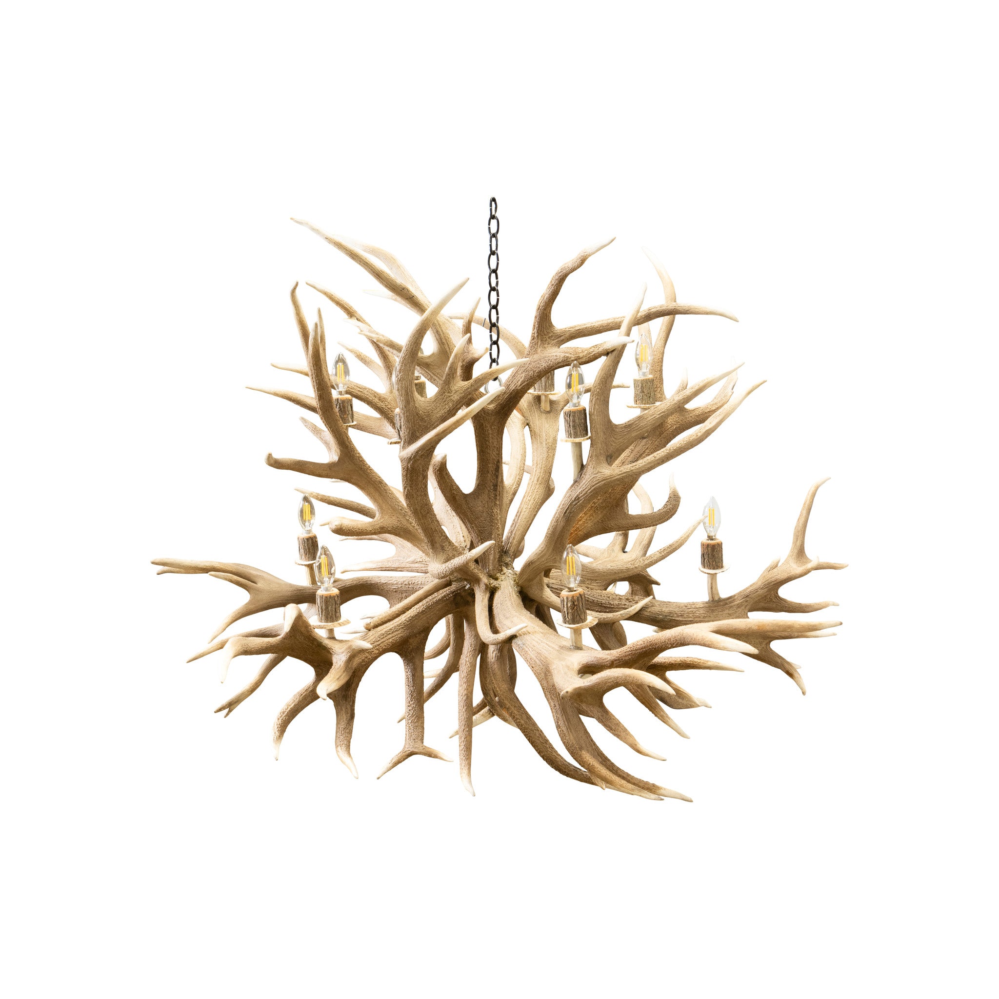 Red Stag Fireball Chandelier