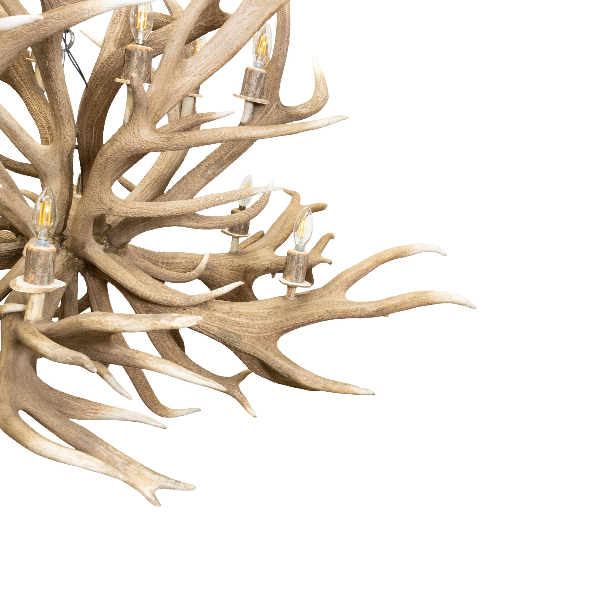 Red Stag Fireball Chandelier