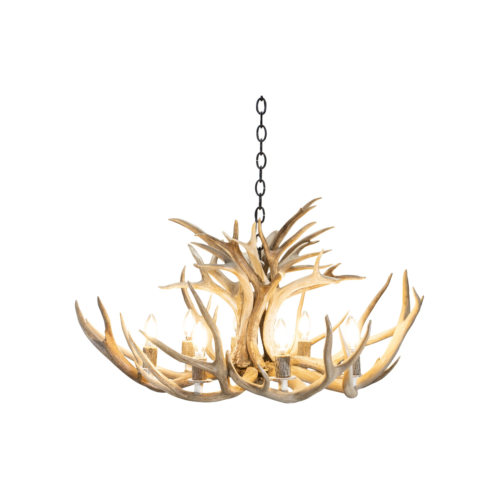 Mule Deer Chandelier, Furnishings, Lighting, Ceiling Light