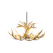 Mule Deer Chandelier, Furnishings, Lighting, Ceiling Light