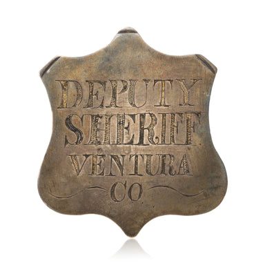 Ventura, California Deputy Sheriff's Badge, Western, Law Enforcement, Badge