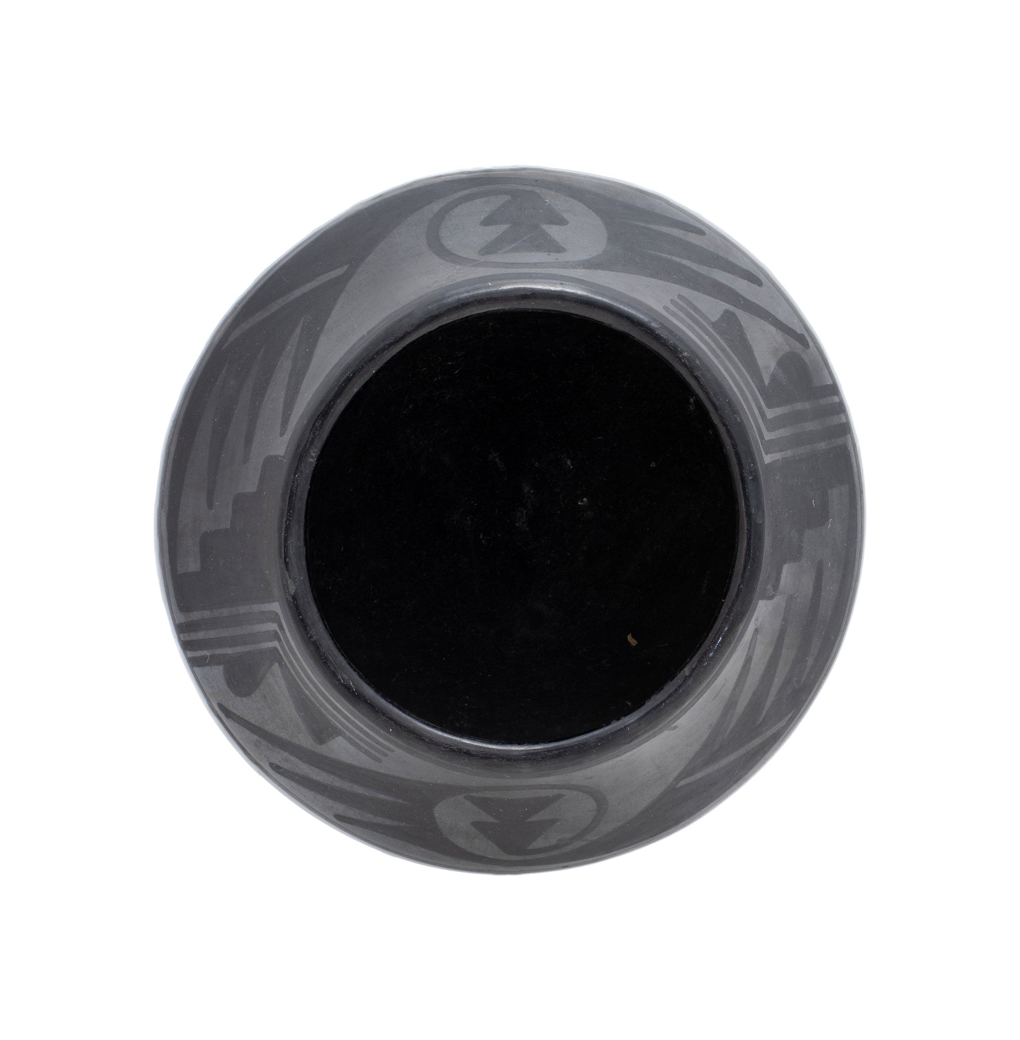 Marie and Julian Martinez Black Ware Pottery Jar
