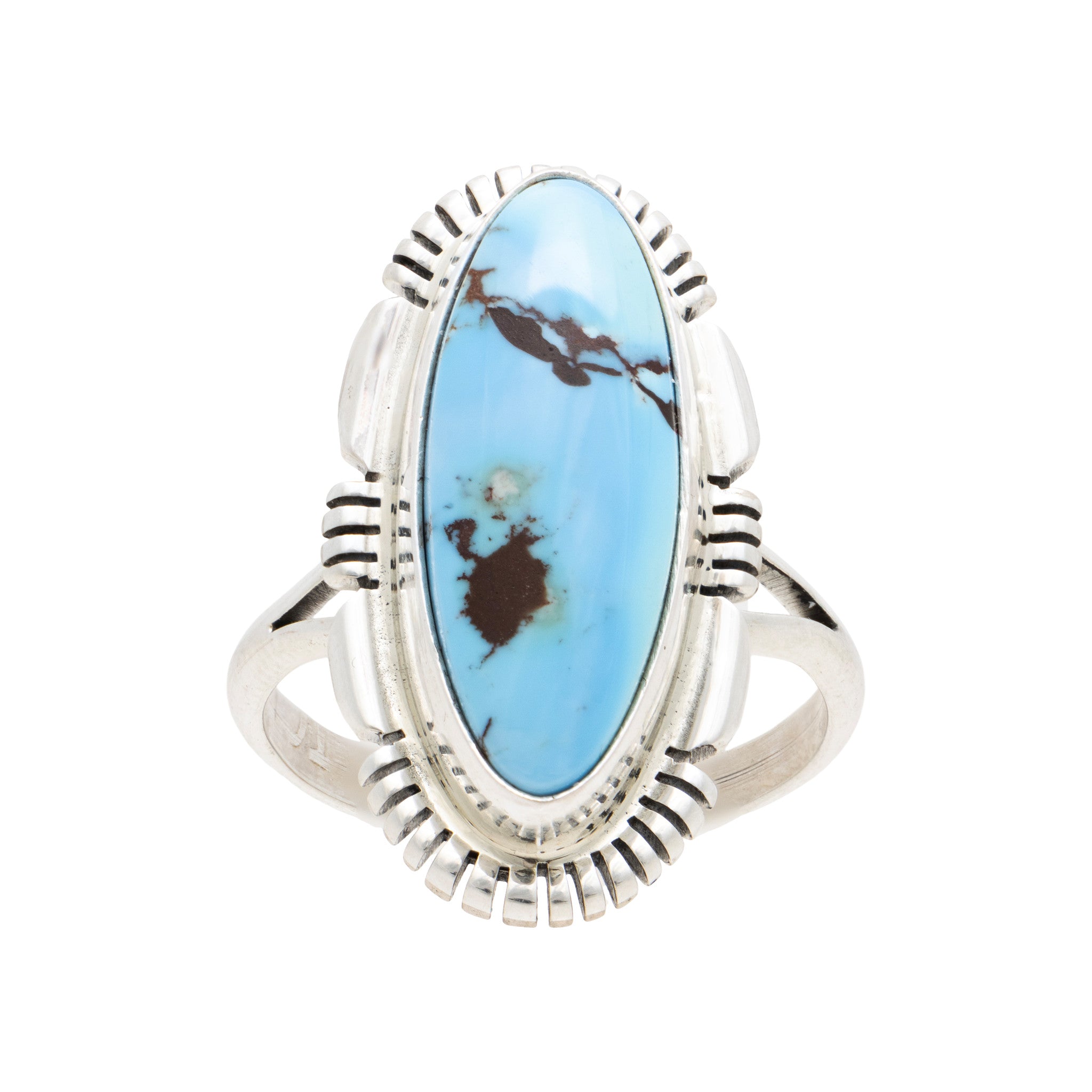 Navajo Golden Hill Turquoise Ring
