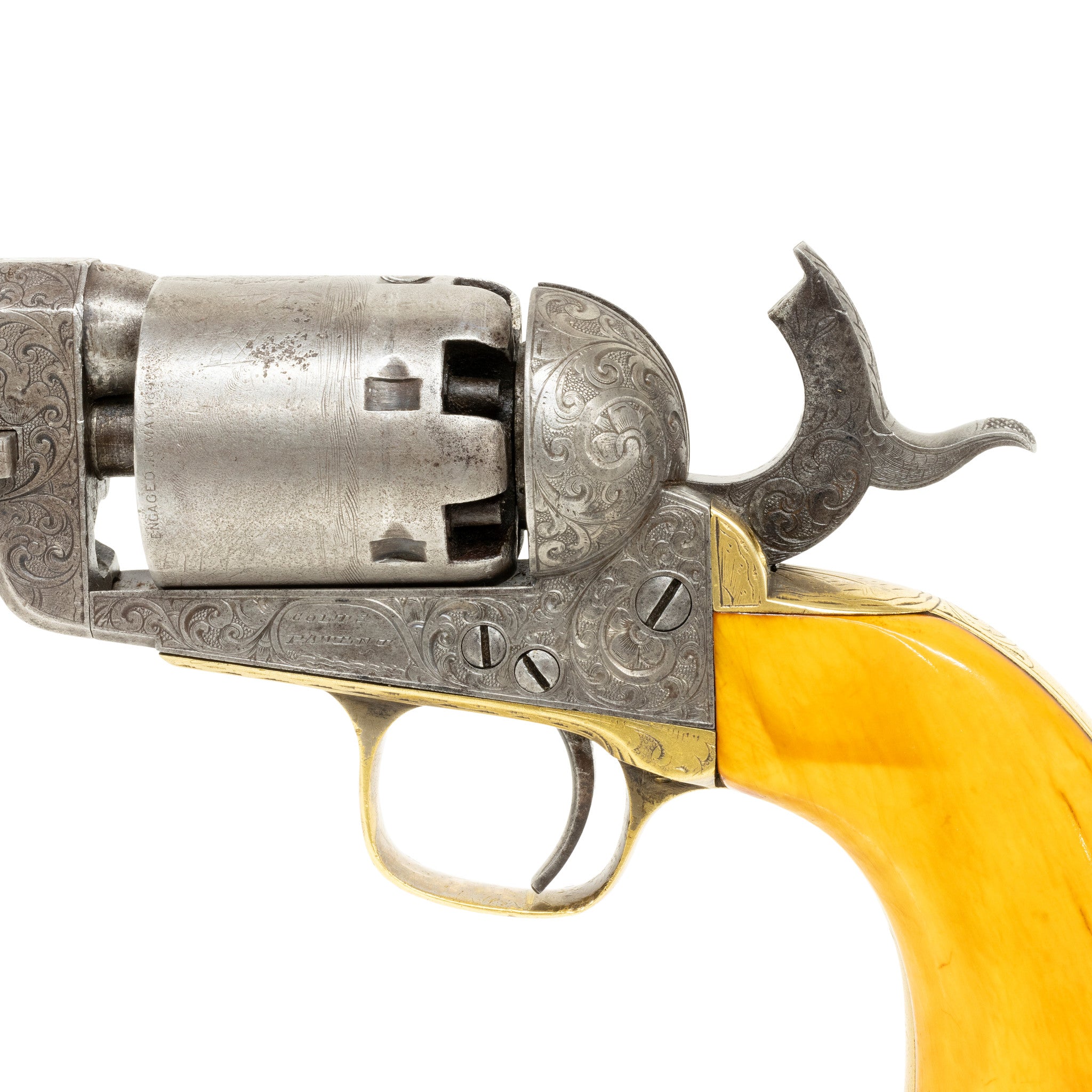 Master Engraved Colt Model 1851 Navy Revolver