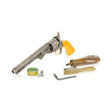Master Engraved Colt Model 1851 Navy Revolver, Firearms, Handgun, Revolver