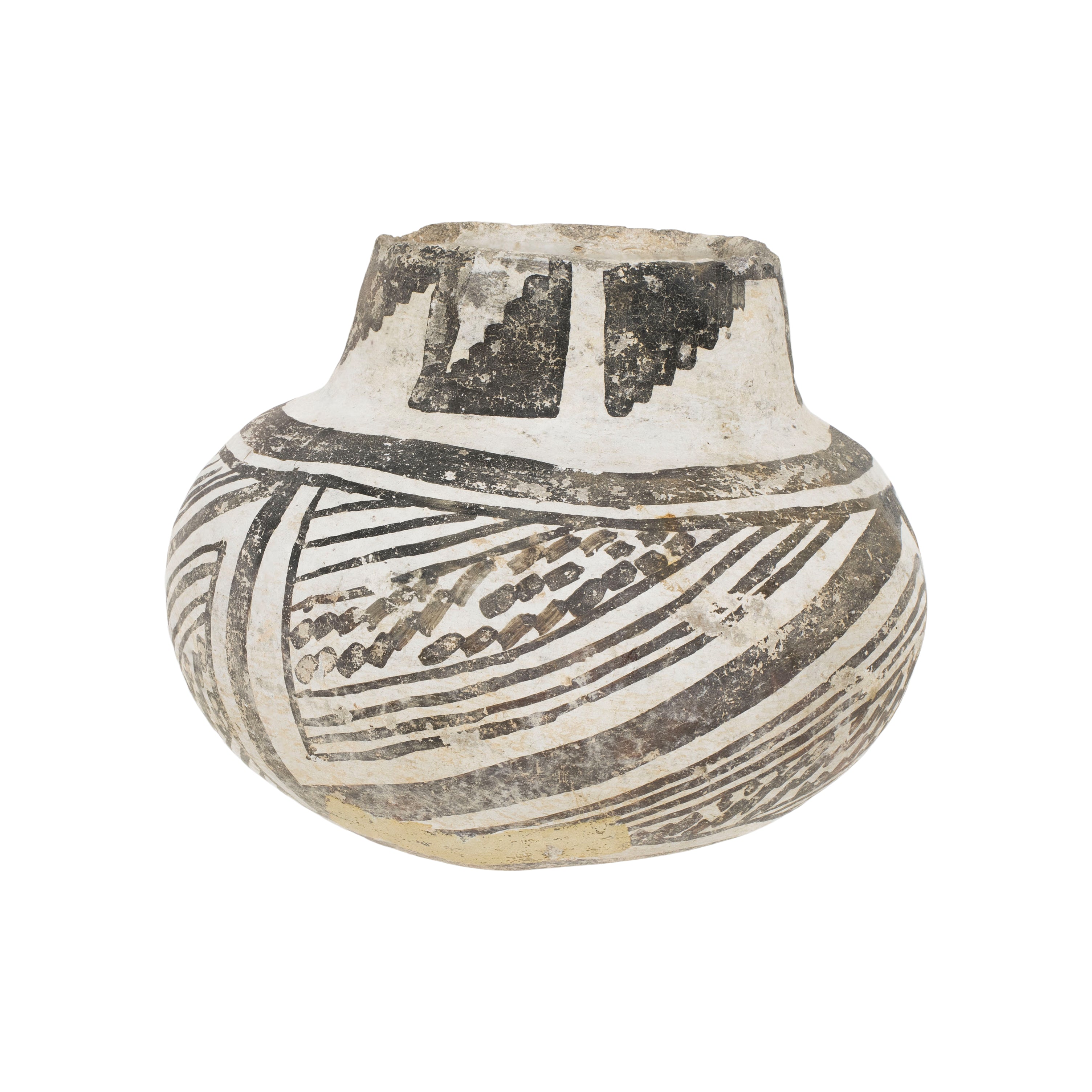 Anasazi Snowflake Pottery Jar