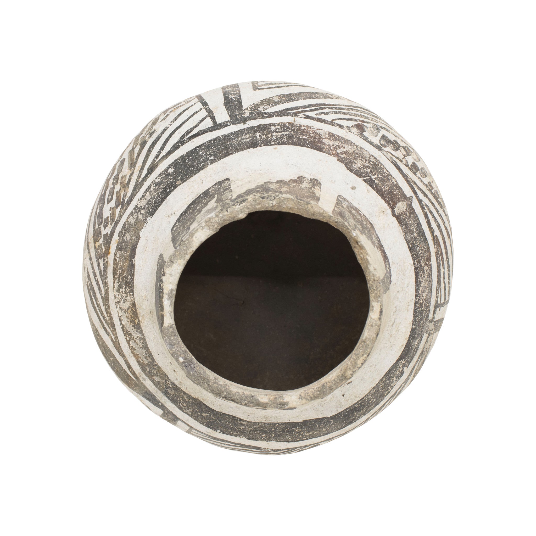 Anasazi Snowflake Pottery Jar