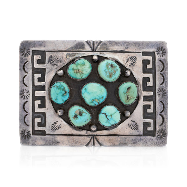 Native Turquoise Buckle, Jewelry, Buckle, Native