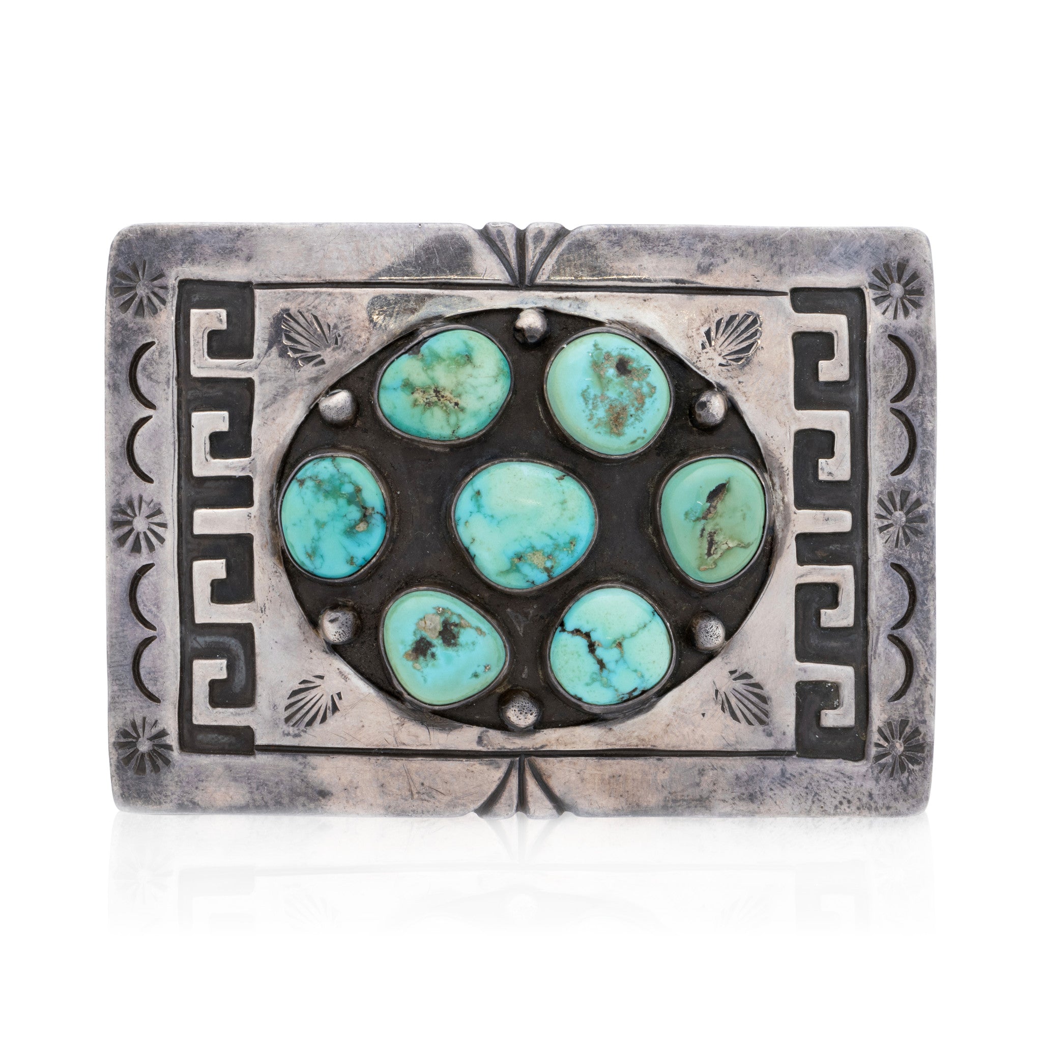 Native Turquoise Buckle, Jewelry, Buckle, Native
