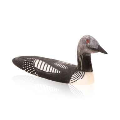 Inuit Loon Carving by Larry Mayac, Native, Carving, Ivory
