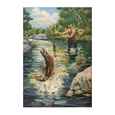 Fish On by Henry Sumner Watson, Fine Art, Painting, 