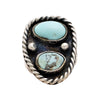Two-Stone Turquoise Ring