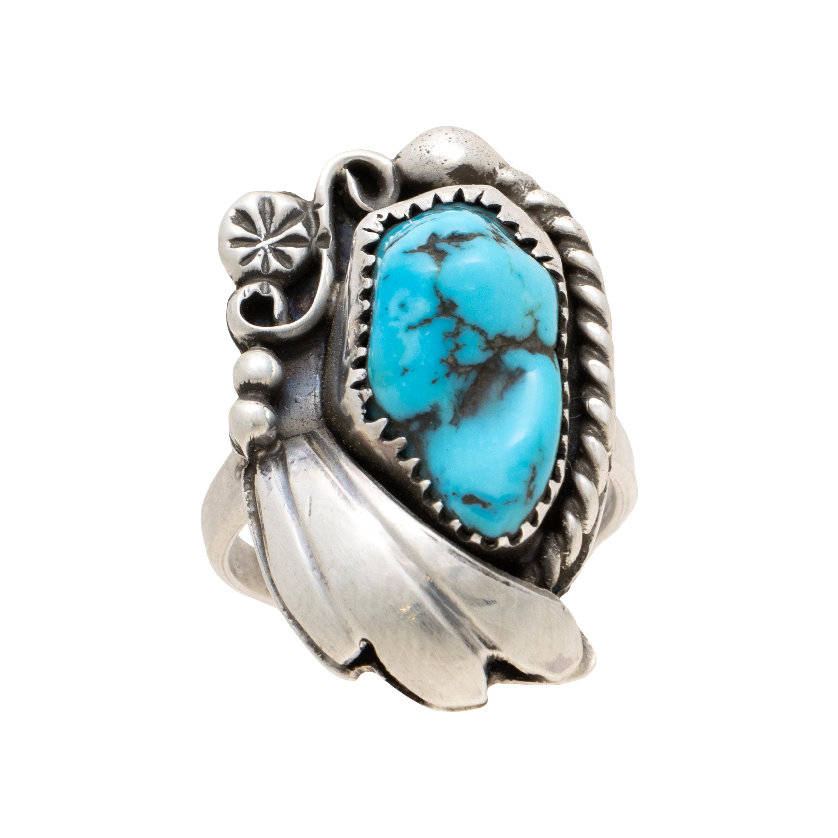 Turquoise and Sterling Ring