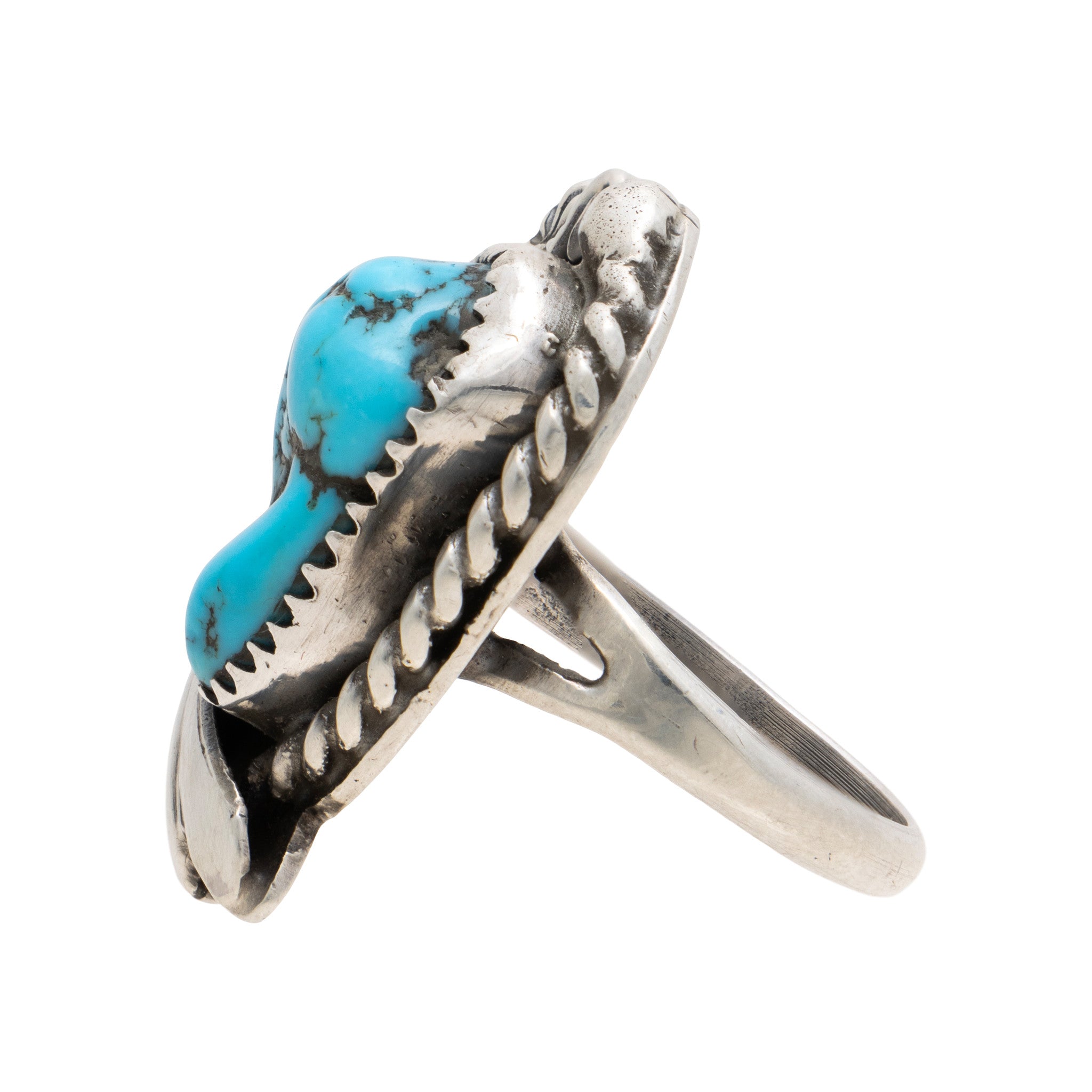 Turquoise and Sterling Ring