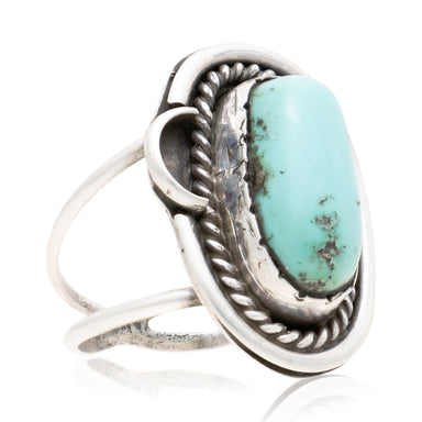 Turquoise and Sterling Ring, Jewelry, Ring, Native