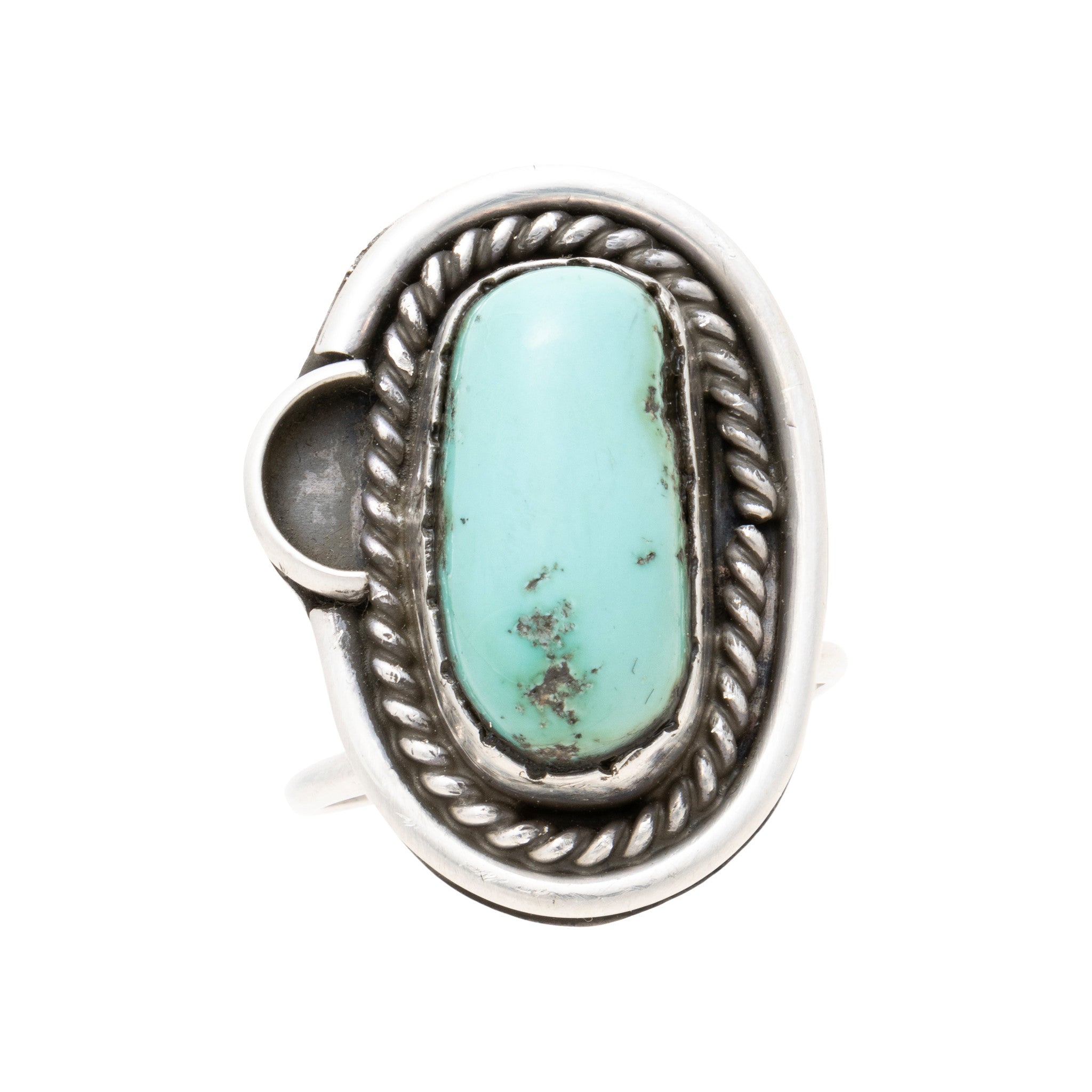 Turquoise and Sterling Ring