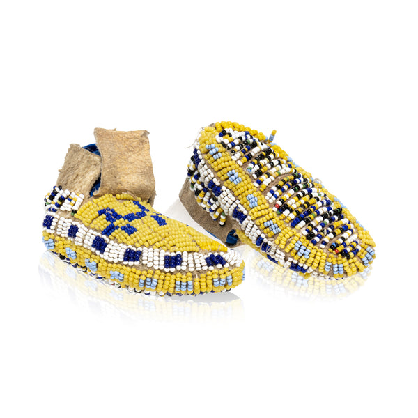Lakota Sioux Baby Moccasins, Native, Garment, Moccasins