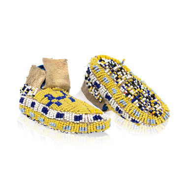 Lakota Sioux Baby Moccasins, Native, Garment, Moccasins