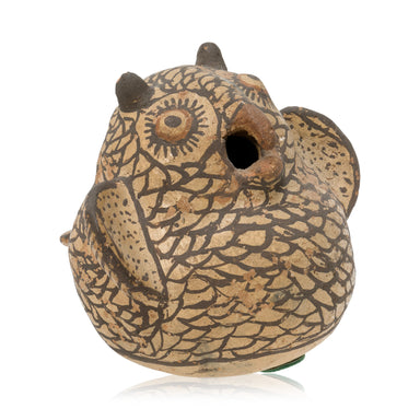 Miniature Zuni Pottery Owl, Native, Pottery, Historic