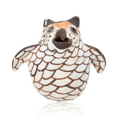 Miniature Zuni Pottery Owl, Native, Pottery, Historic