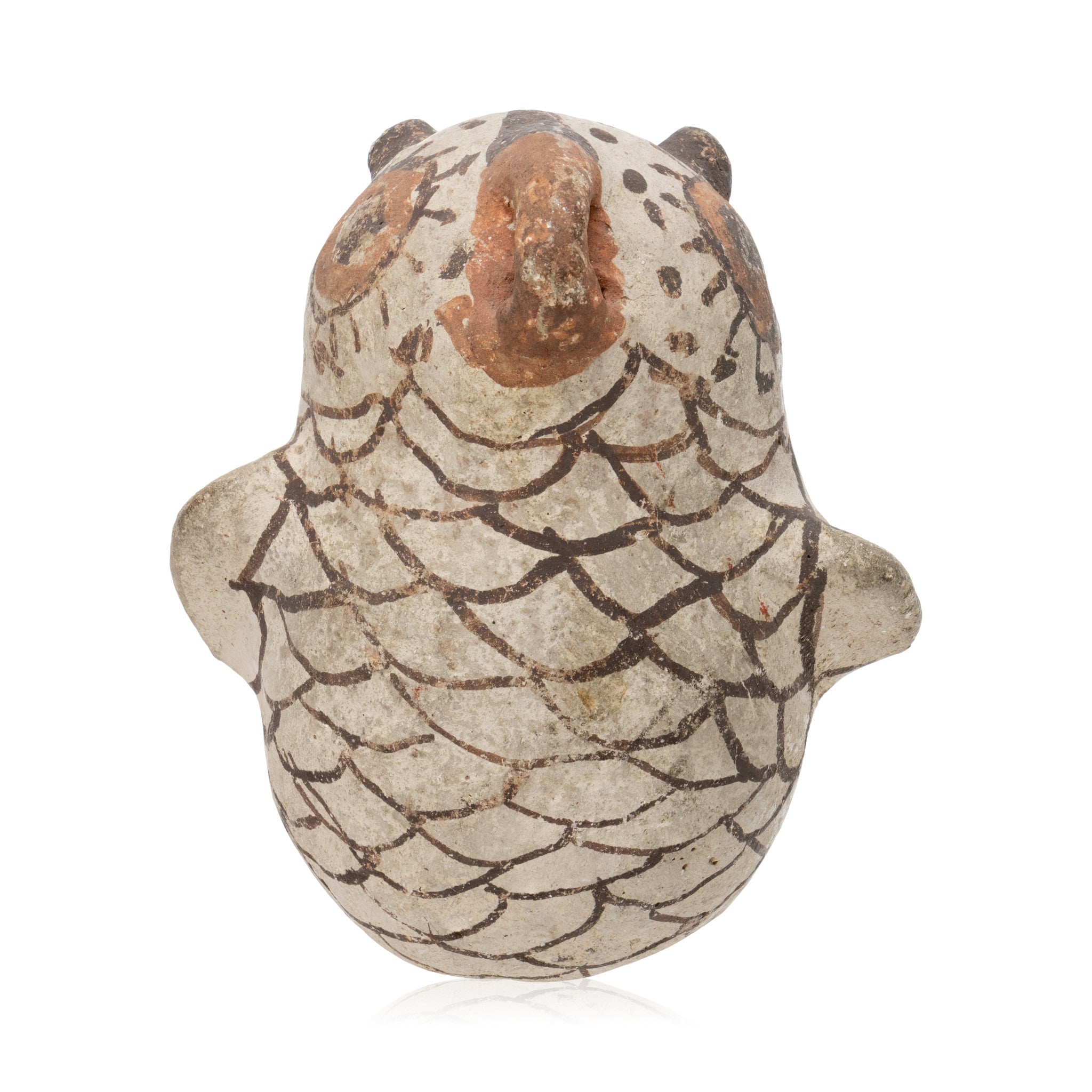 Miniature Zuni Pottery Owl, Native, Pottery, Historic