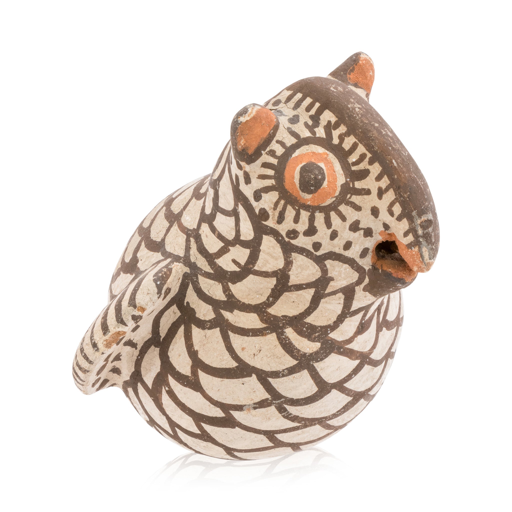Zuni Pottery Owl, Native, Pottery, Historic