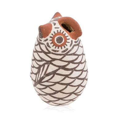 Miniature Zuni Pottery Owl, Native, Pottery, Historic